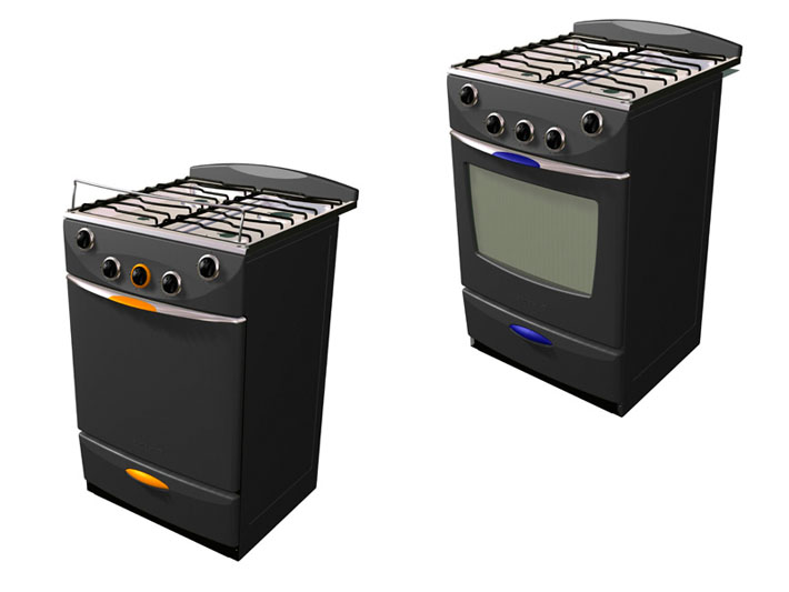 Modelado 3D del diseño de cocinas Sindelen realizado por Imbris